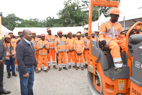 Transgabonaise : la réhabilitation du tronçon routier Nsile-Bifoun (63 km) est lancée