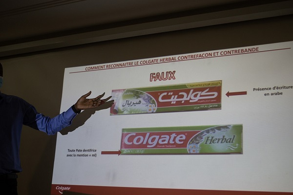 Le Gabon prépare la traque des produits contrefaits de Colgate Palmolive dont 12 000 savons ont été saisis par le passé