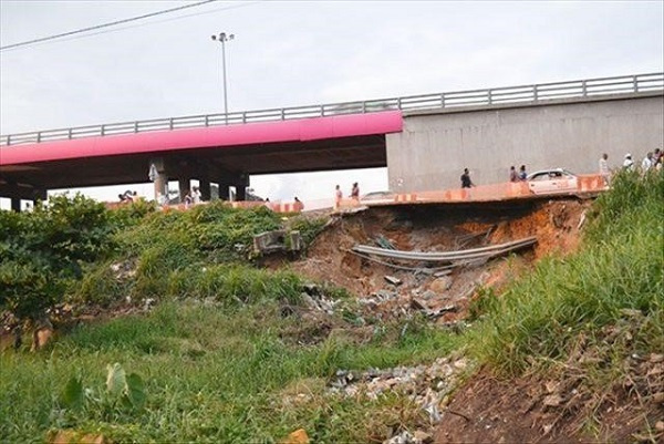 Libreville : des travaux d’urgence pour éviter l’effondrement de l’échangeur de Nzeng-ayong